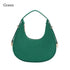 Women's Crocodile Grain Underarm Bags Felt Fashion Shoulder Bag Cute Simple Handbags Female Purses